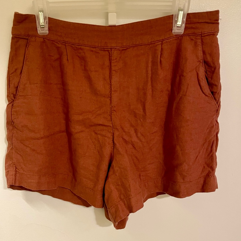 Abercrombie & Fitch Linen Blend Shorts